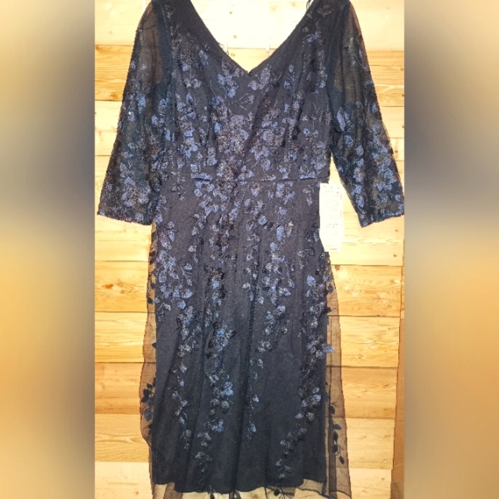 Alex evenings size 10 drapers and Damon's Formal Dress